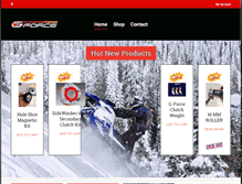 Tablet Screenshot of gforcedivision.com
